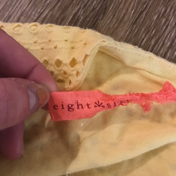 Eight Sixty yellow crop top - Picture 3 of 3